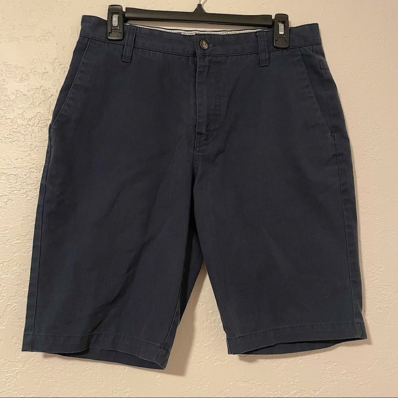 VOLCOM Corpo Class Navy Blue Casual Chino Shorts  Men’s‎ Size 30​ - Picture 1 of 8